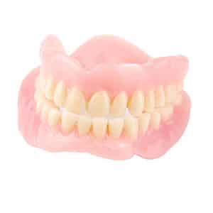 Dentures Mouth showing healthy teeth
